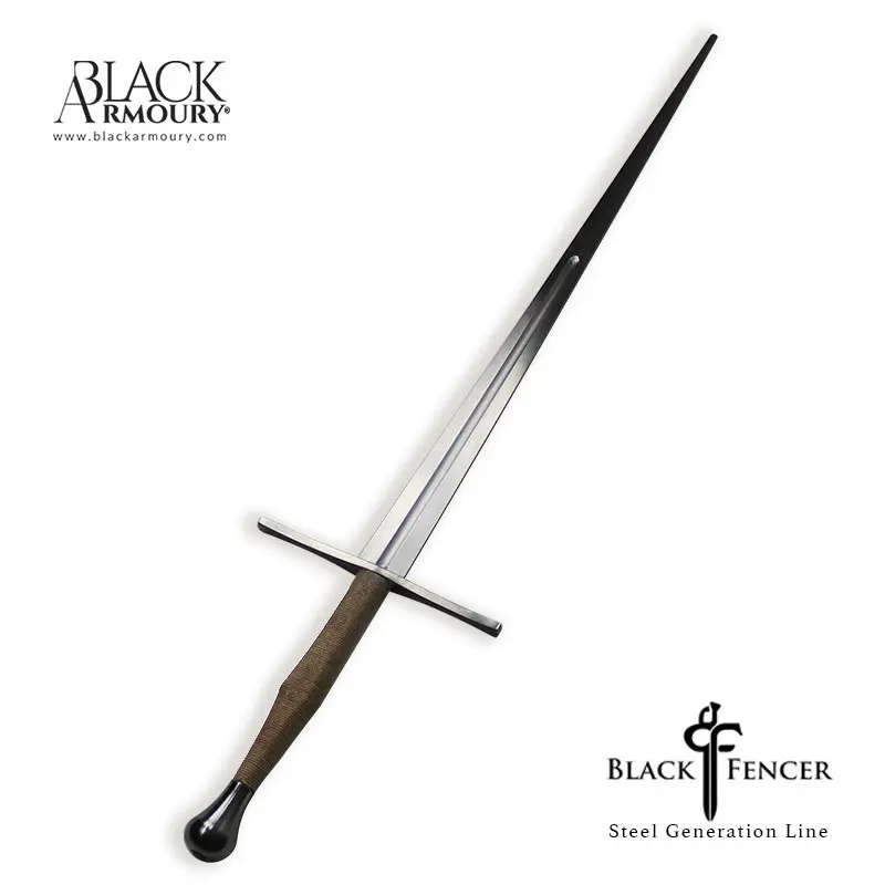 Épée Longue - Acier - Black Fencer